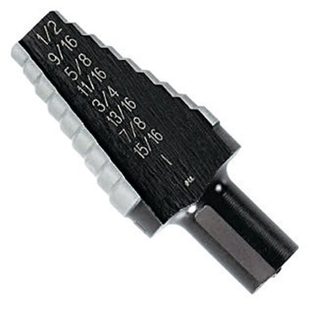 Irwin Irwin Unibit 6 in. L High Speed Steel Step Drill Bit Square Shank 1 pc 10220